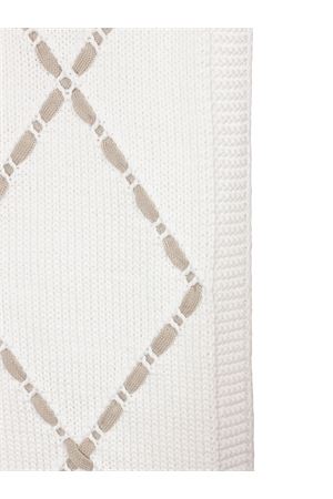 White cotton blanket LITTLE BEAR KIDS | 3116BCOCORDA